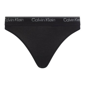 Calvin Klein Trusser Modern Seamless Thong Sort Small Dame