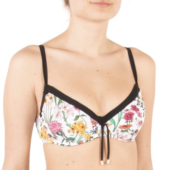 Se Chantelle Flowers Underwire Bikini Bra Hvid m Blomste F 75 Dame ved Timarco