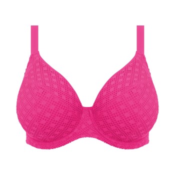 Elomi Bazaruto Underwire Plunge Bikini Top Rosa polyamid F 90 Dame