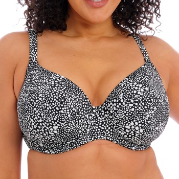 Elomi Pebble Cove Underwire Plunge Bikini Top Sort F 85 Dame