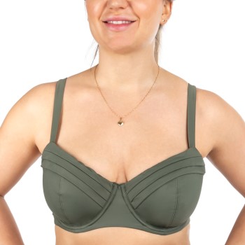 Se Femilet Bali Underwired Bikini Bra Oliven D 80 Dame ved Timarco