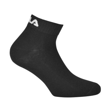 FILA Strømper 3P Quarter Plain Socks Sort Str 43/46