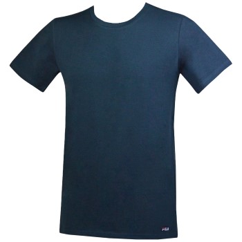 FILA Round Neck T-Shirt Navy bomuld Large Herre