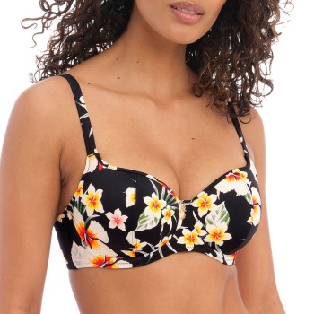 Freya Havana Sunrise UW Bikini Top Sort mønstret nylon F 65 Dame