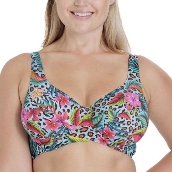 Miss Mary of Sweden Miss Mary Amazonas Bikini Top Blå m. blomste B 85 Dame