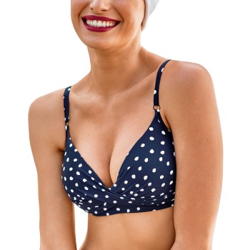 Rosa Faia Blue Dots Maja Bikini Bra Marineblå C 40 Dame