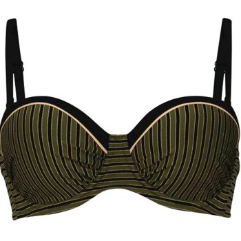 Rosa Faia Holiday Stripes Underwire Bikini Top Oliven F 42 Dame