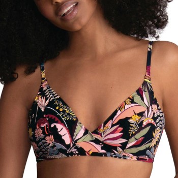 Rosa Faia Lisboa Love Minou Bikini Top Sort mønstret D 36 Dame