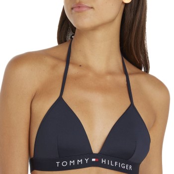 Tommy Hilfiger Original Triangle Bikini Top Marineblå Small Dame