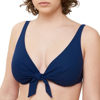 Triumph Summer Glow W Sensual Deep Bikini Top Marineblå C 44 Dame