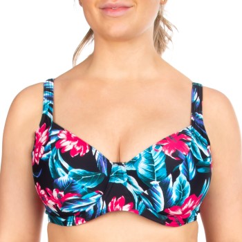 Trofé Trofe Tropical Nice Underwired Bikini Bra Sort blomstret C 40 Dame