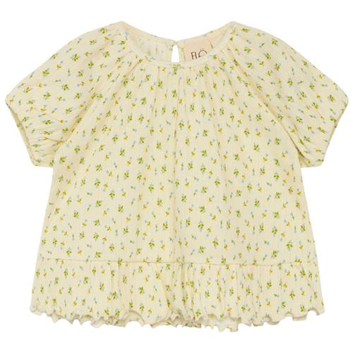 Se Flöss Clara Bluse Wild Flower | Grønn | 74 cm ved Babyshop