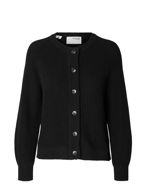 Selected Femme Slflola Ls Knit Cardigan Selected Femme Black