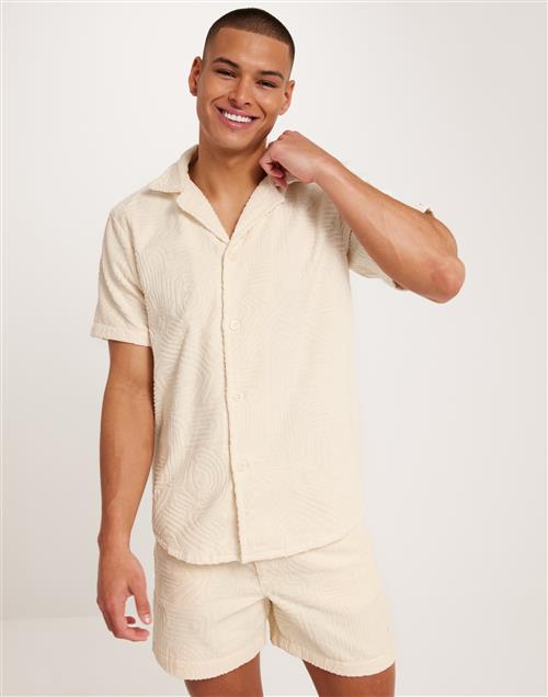 OAS Cuba Terry Shirt Skjorter Beige