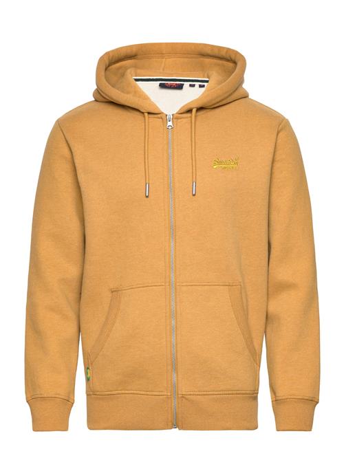 Superdry Essential Logo Zip Hoodie Superdry Yellow