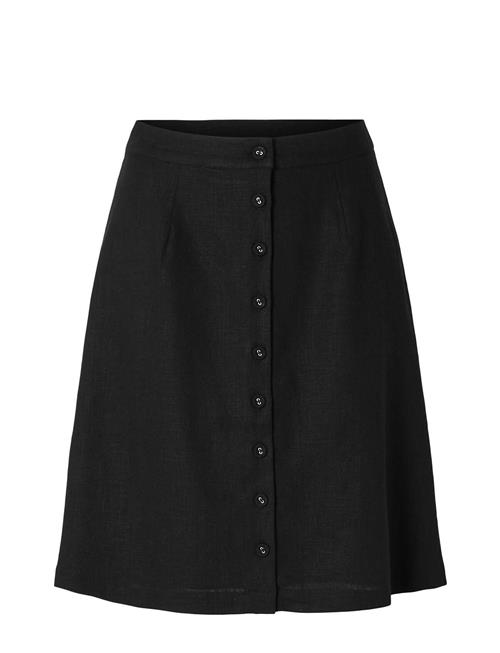 Selected Femme Slfgulia Hw Short Skirt D Selected Femme Black