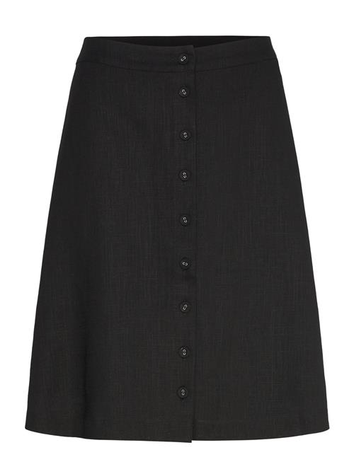 Slfgulia Hw Short Skirt D Selected Black