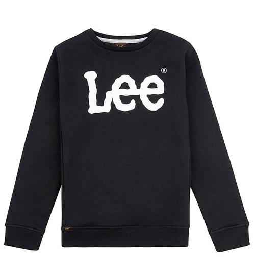 Se Lee Lee Sweatshirt - Wobbly Graphic - Sort ved KidsWorld