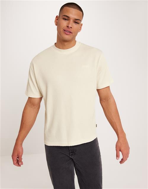 Woodbird WBBaine Waffel Tee Kortærmede t-shirts Beige