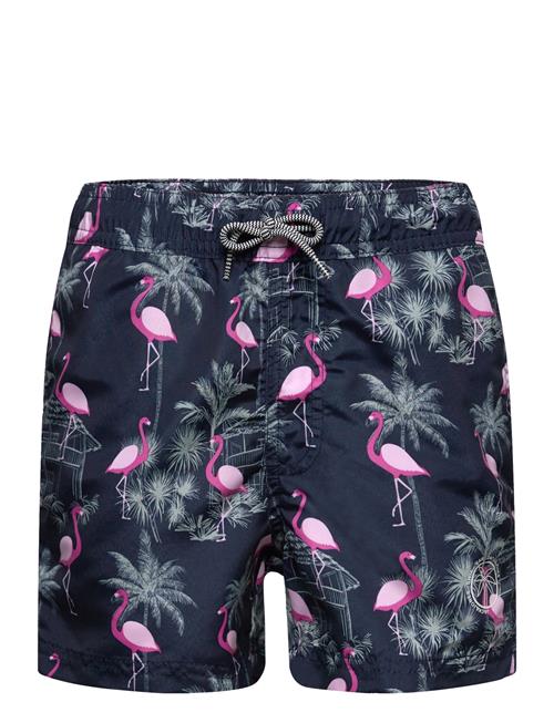 Jack & Jones Jpstfiji Jjswim Aop Ss24 Ly Jnr Jack & J S Navy