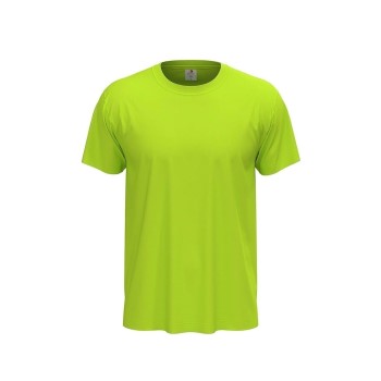 Se Stedman Classic Men T-shirt Limegrøn bomuld Medium Herre ved Timarco