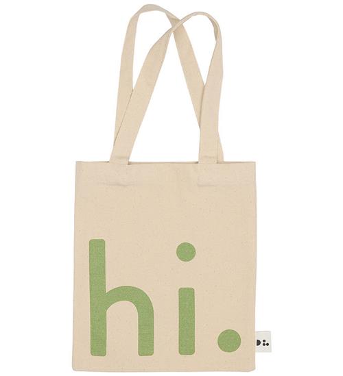 Design Letters Design Letters Shopper - Lille - Hi - Natur/GrÃ¸n