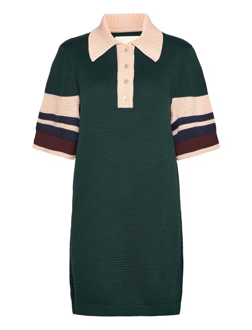 GANT Polo Knit Mini Dress GANT Patterned