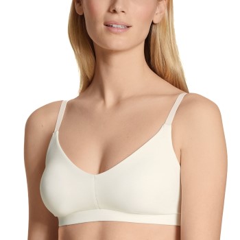 Calida Bh Natural Skin Bralette Hvid Small Dame