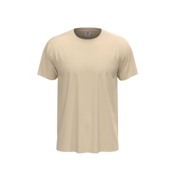 Stedman Classic Men T-shirt Beige bomuld Medium Herre