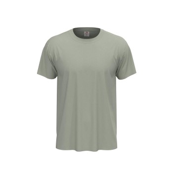 Se Stedman Classic Men T-shirt Zinkgrå bomuld X-Small Herre ved Timarco