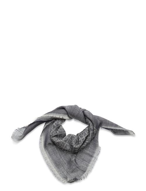 GANT G Pattern Lightweight Woven Scarf GANT Grey