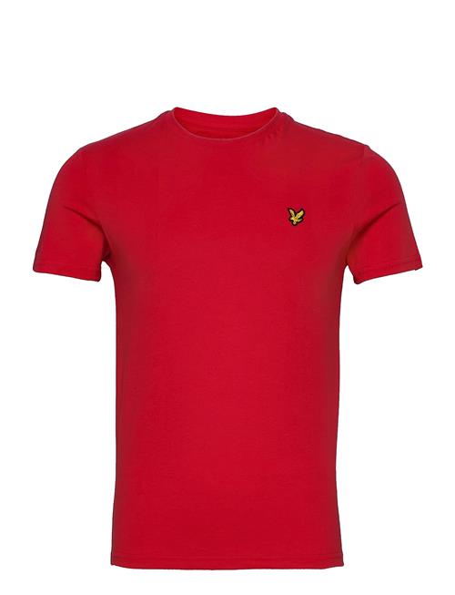 Se Lyle & Scott Plain T-Shirt Lyle & Scott Red ved Booztlet