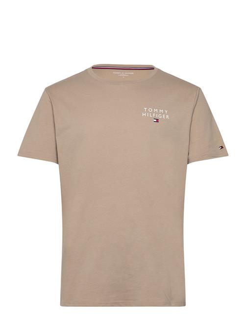 Cn Ss Tee Logo Tommy Hilfiger Beige