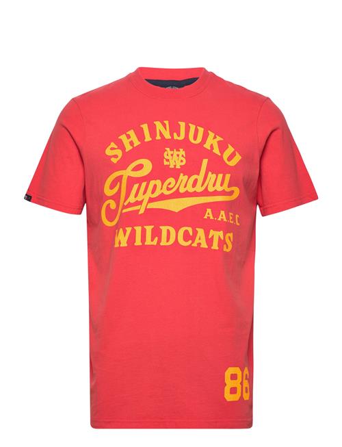 Superdry Vintage Home Run Tee Superdry Red