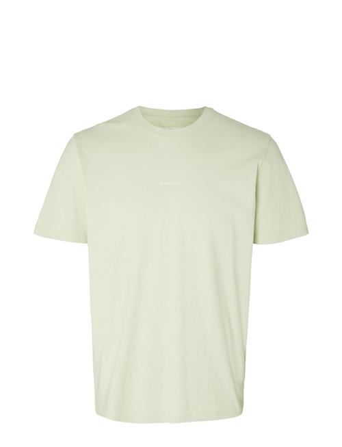 Se Selected Homme Slhaspen Print Ss O-Neck Tee Noos Selected Homme Green ved Booztlet