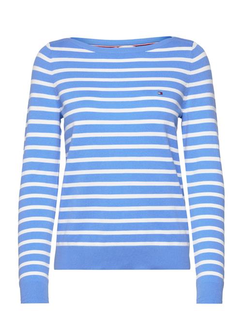 Tommy Hilfiger Co Jersey Stitch Boat-Nk Ls Swt Tommy Hilfiger Blue