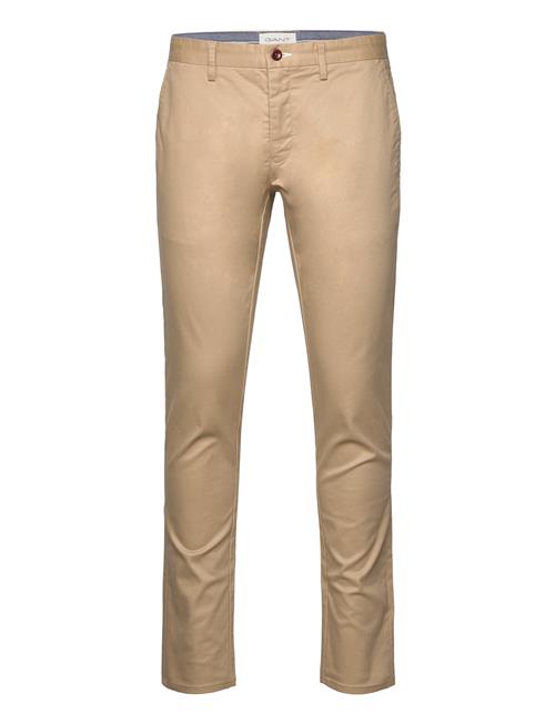 Se GANT Slim Chinos GANT Beige ved Booztlet