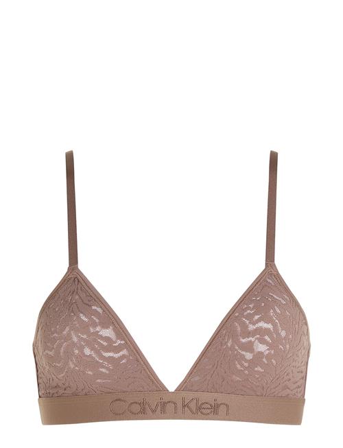 Se Calvin Klein Unlined Triangle Calvin Klein Brown ved Booztlet