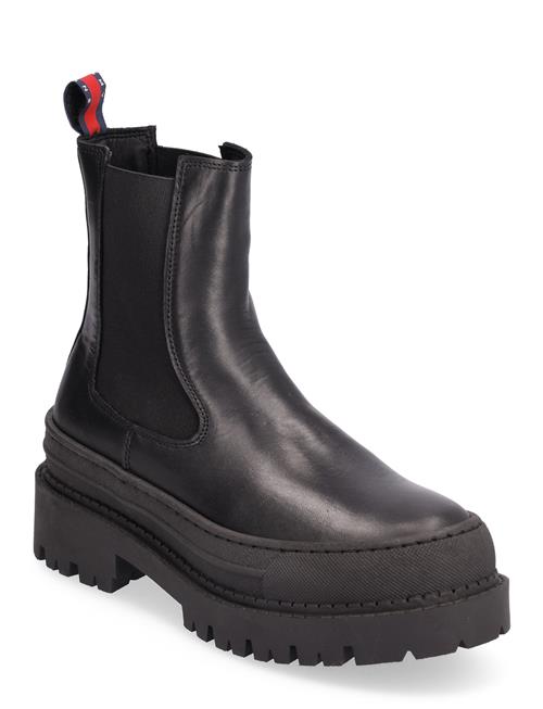 Se Tommy Hilfiger Tjw Chelsea Foxing Boot Tommy Hilfiger Black ved Booztlet