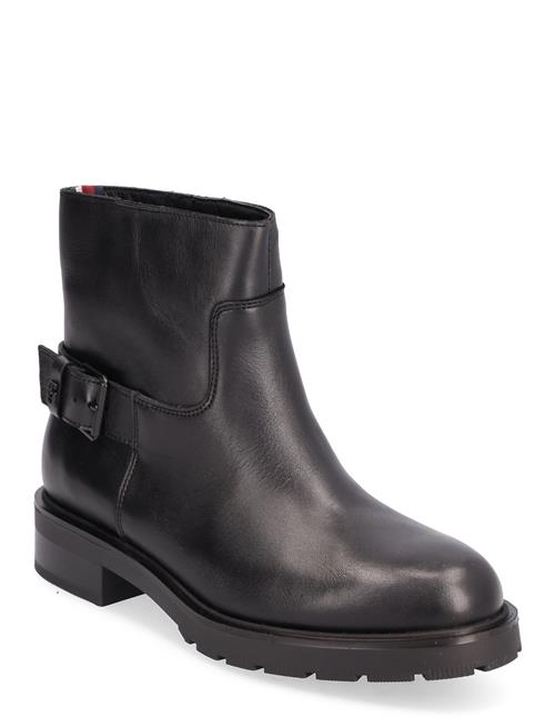 Th Monochromatic Bikerboot Tommy Hilfiger Black