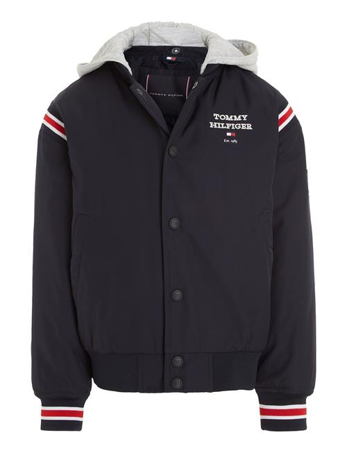 Tommy Hilfiger Th Logo Bomber Jacket Tommy Hilfiger Patterned