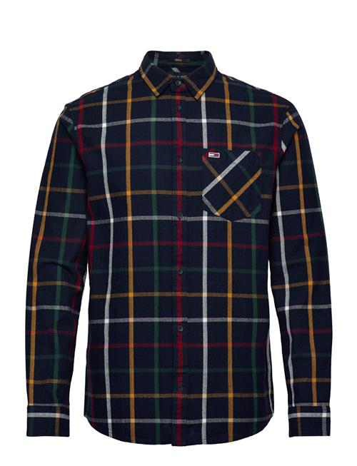 Tommy Jeans Tjm Reg Check Flannel Shirt Tommy Jeans Navy