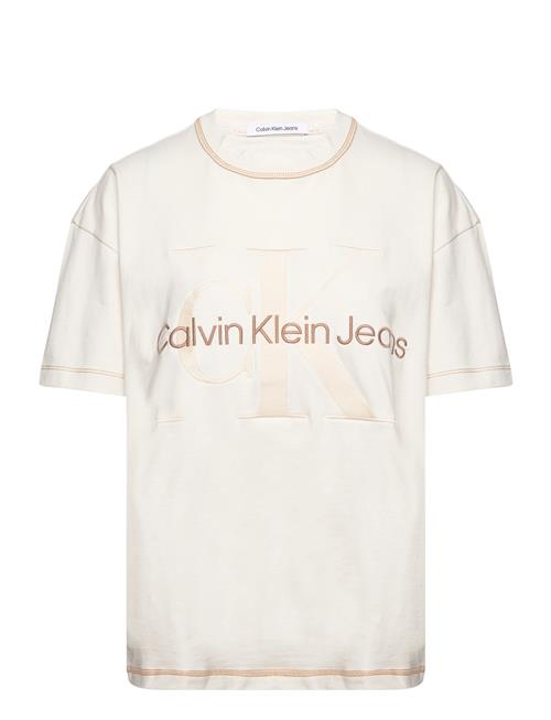 Calvin Klein Jeans Hero Monologo Boyfriend Tee Calvin Klein Jeans Cream