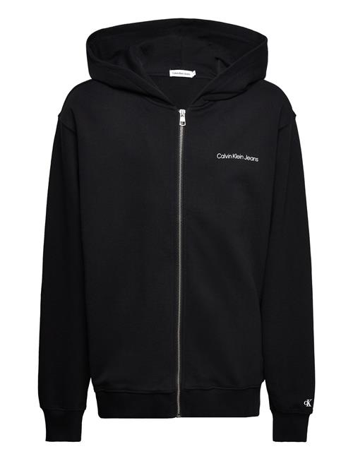 Calvin Klein Inst. Logo Relaxed Zip-Through Calvin Klein Black