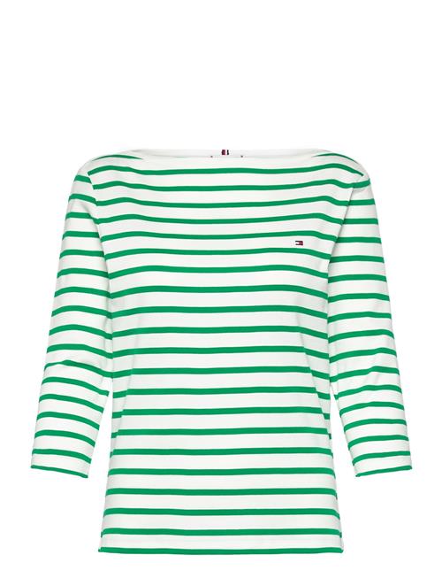 Slim Cody Boat-Nk 3/4Slv Tommy Hilfiger Green