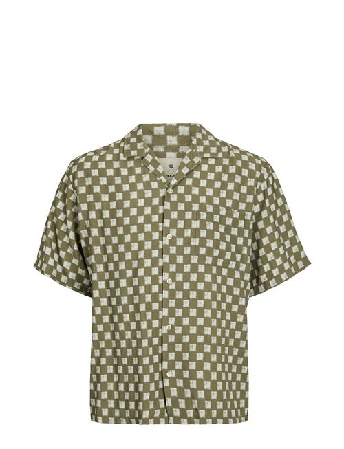 Jack & Jones Jprbluryland Print Resort Shirt S/S Jack & J S Green