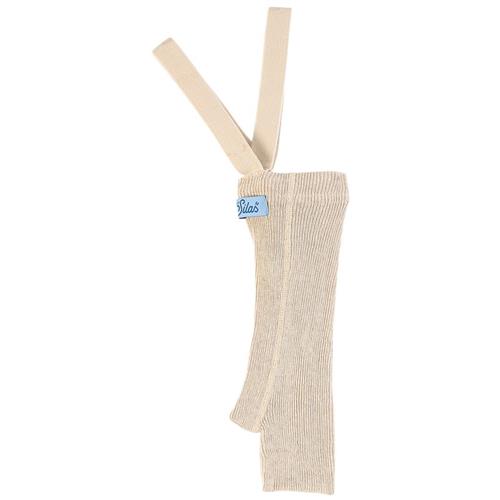 Se Silly Silas GOTS Shorty Fodsløse Strømpebukser Cream Blend | Beige | 0-1 years ved Babyshop