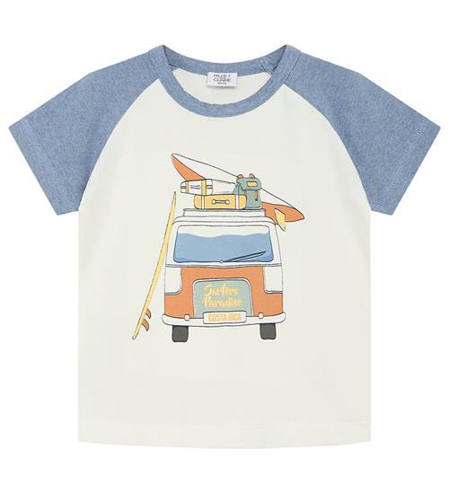 Hust and Claire Hust and Claire T-shirt - HCAncher - Blue Fog Melange m. print