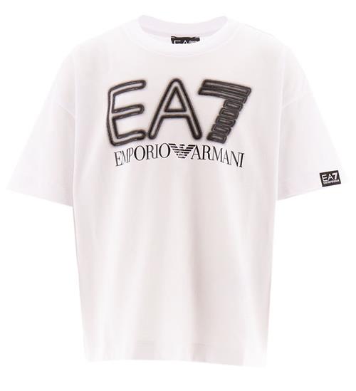 EA7 T-shirt - Hvid m. Sort