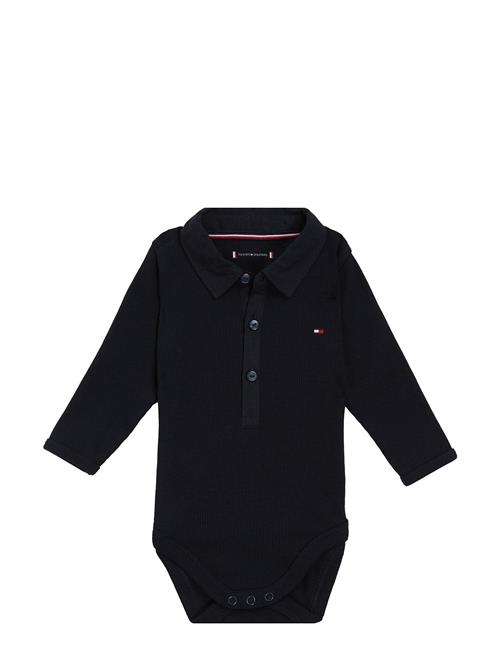 Tommy Hilfiger Baby Rib Collar Body L/S Tommy Hilfiger Navy